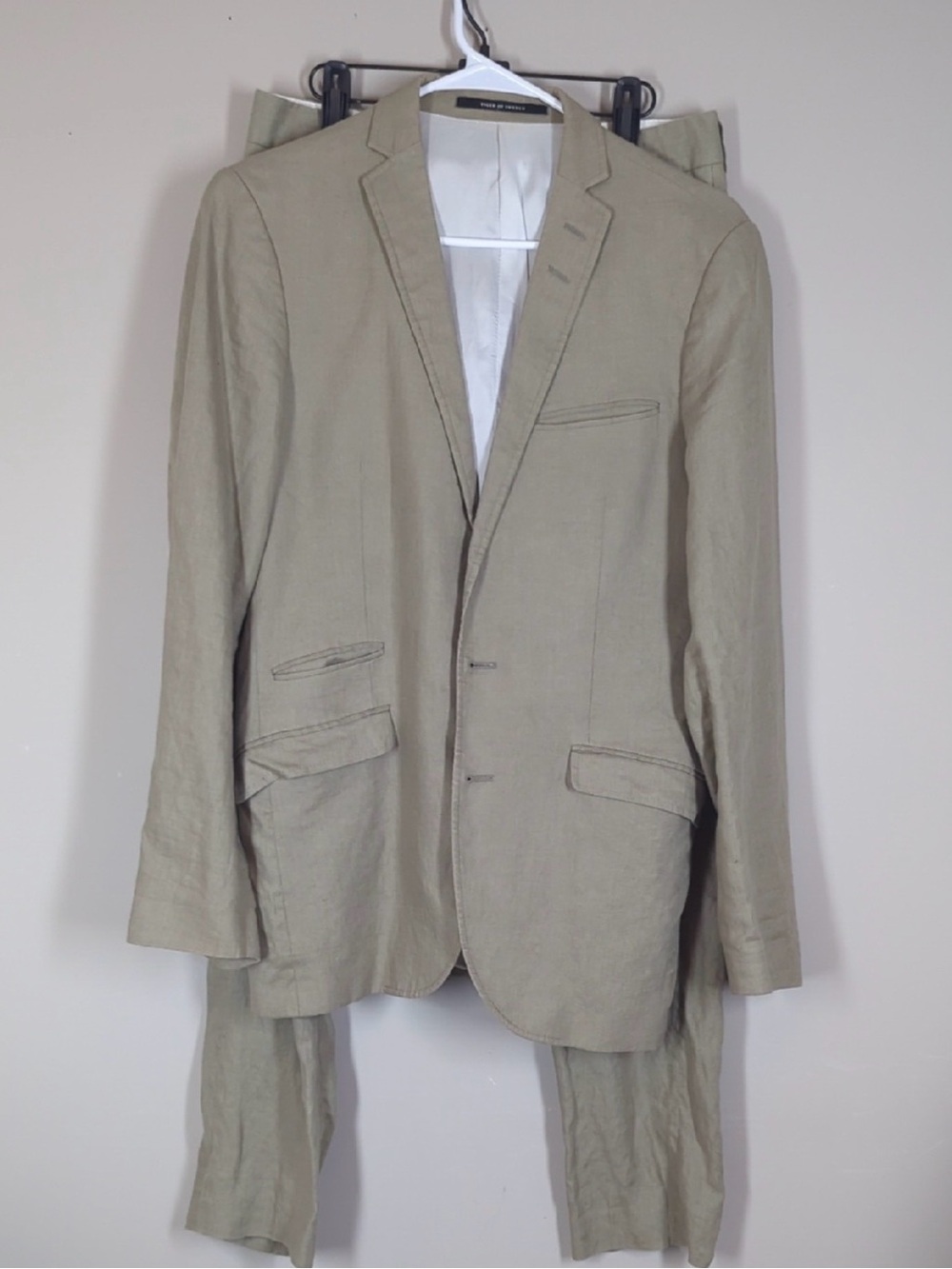 Tiger of Sweden Light Tan Linen-Blend Suit